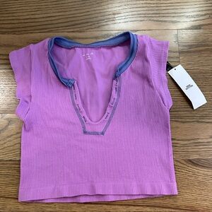 Urban Outfitters | Go for Gold Top in Purple